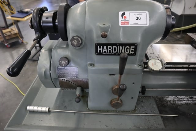 11" x 18" Hardinge #HLV-H, toolroom precision lathe, 6.5" swing over cross slide, 1-1/16" bar, 5C, 125-3,000 - Image 7