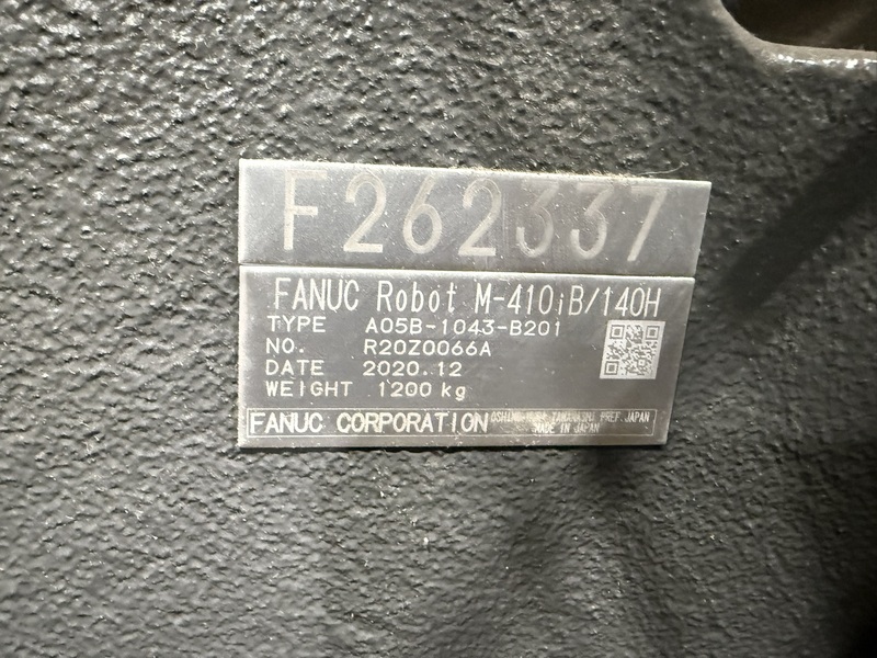 Fanuc, M-410iB/140H, 5-Axis Palletizing Robot, 140 kg payload, 112.2" max. reach, 1,900 cycles/hr, R-30iB - Image 5