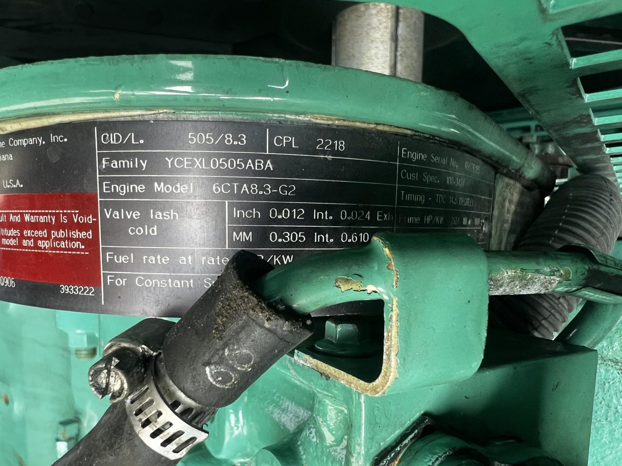 150 KW Cummins/Onan #DGFA-4487690, Diesel Generator Set, 120/240 Volt, 1800 RPM, 8.3 liter engine, circuit - Image 8