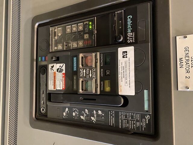 8000 Amps, ASCO #8000A, Paralleling Switchgear, containerized, 480/277 Volt, (4) generator sections, Siemens - Image 3
