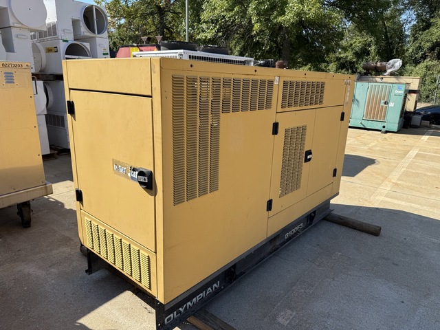 100 KW Olympian #G100F3, Natural Gas Generator, 480 Volt, 1800 RPM, main breaker & control panel, 750 hours - Image 1