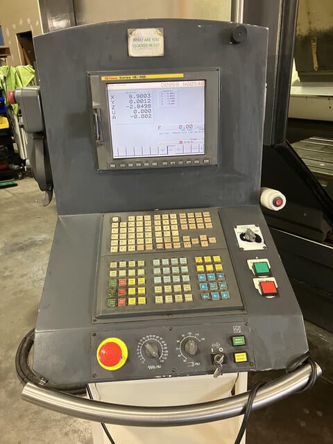 MAG Cincinnati #FTV-840-2500, CNC Vertical Machining Center, 98" X, 31" Y, 39" Z, 120" x 32" table, 10,000 - Image 4