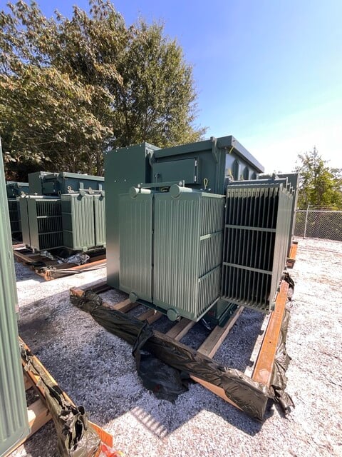 3000 kVA 34500 Delta Primary, 480Y/277 Secondary, PAD, NEW(39 available, immediate shipment available) - Image 7