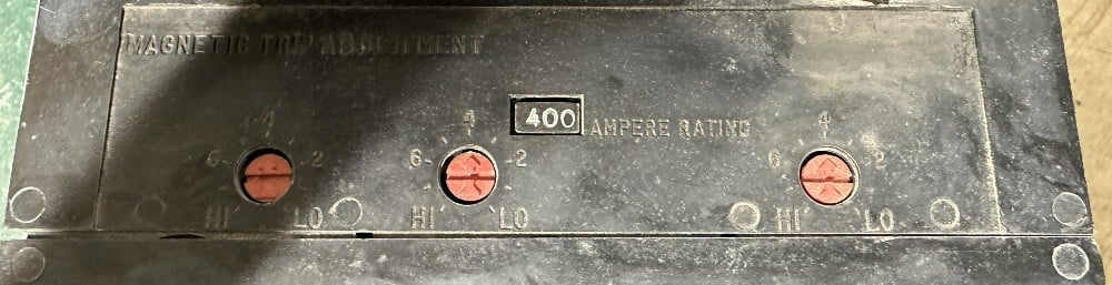 Westinghouse, Visabreaker, MCCB, 3-Pole, 800A Frame, 600V Max., 400A Adjust. Magnetic Trip - Image 5