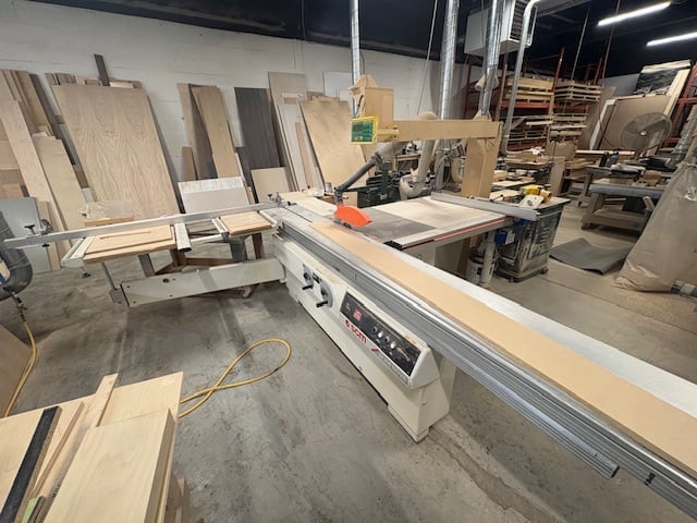 SCM #SI300-Nova, Sliding Table Saw, 10' sliding table, 12" main blade, 3.9" cutting height, TigerStop rip - Image 2