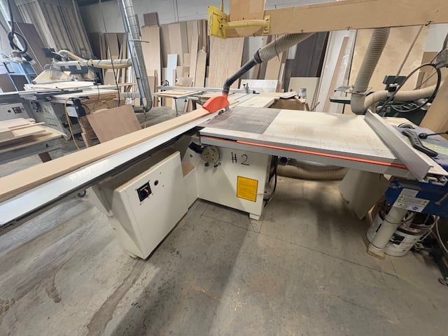 SCM #SI300-Nova, Sliding Table Saw, 10' sliding table, 12" main blade, 3.9" cutting height, TigerStop rip - Image 3