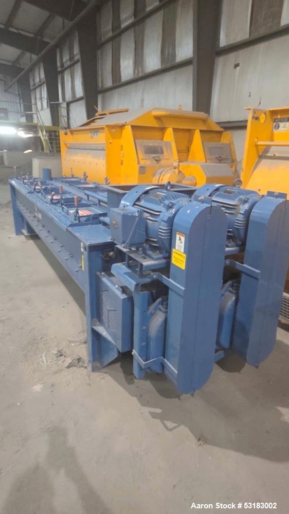 Scott Equipment #TSM42156, Twin Shaft Continuous Mixer, 42" x 156" shafts, 5 TPH, Carbon Steel, 120 RPM, 20 - Image 4