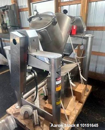 2 cu.ft. Patterson -Kelley, Twin Shell V-Blender, 316 Stainless Steel, 270 lbs./cu.ft., intensifier bar - Image 3