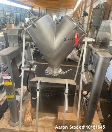 2 cu.ft. Patterson -Kelley, Twin Shell V-Blender, 316 Stainless Steel, 270 lbs./cu.ft., intensifier bar - Image 4