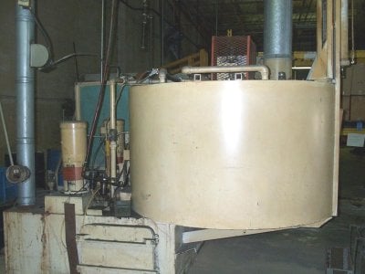 Schader, turntable parts washer, 78" diameter wash area, 2 stage, gas fired, automatic - Image 2