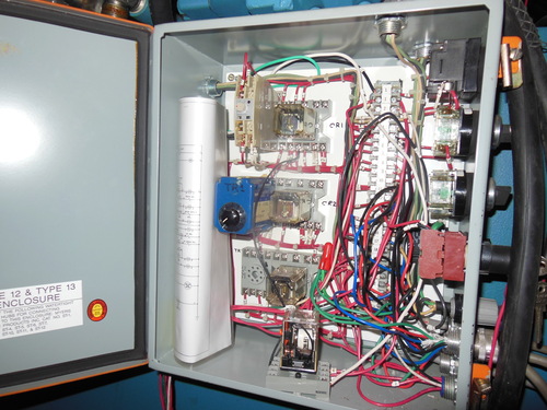 25 Ton, Neff, C-frame down-acting hydraulic press, 6" stroke, 12" daylight, 8" throat, 22.5" x 12.5" bed - Image 5
