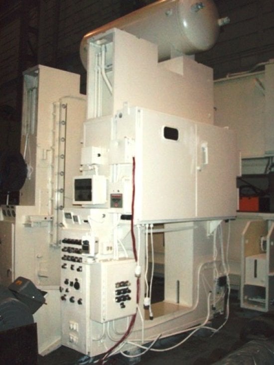 400 Ton, CCI #S2-400-120x48, straight side press, 14" stroke, 36" Shut Height, 10" adj., 120" x 48" bed - Image 1