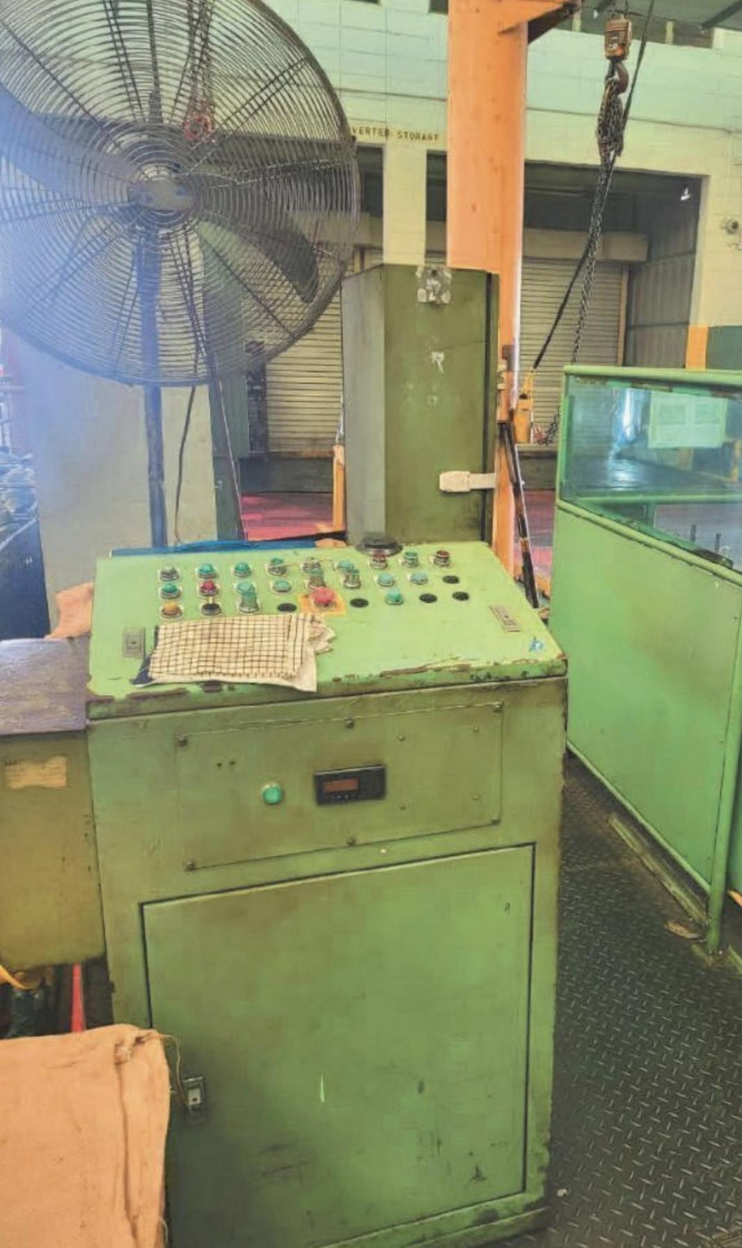 300 Ton, Aida #F2-30G, 4-stage transfer press, 15.74" stroke, 27.56" die height, 3.93" adj., 78.74" x 39.37" - Image 3