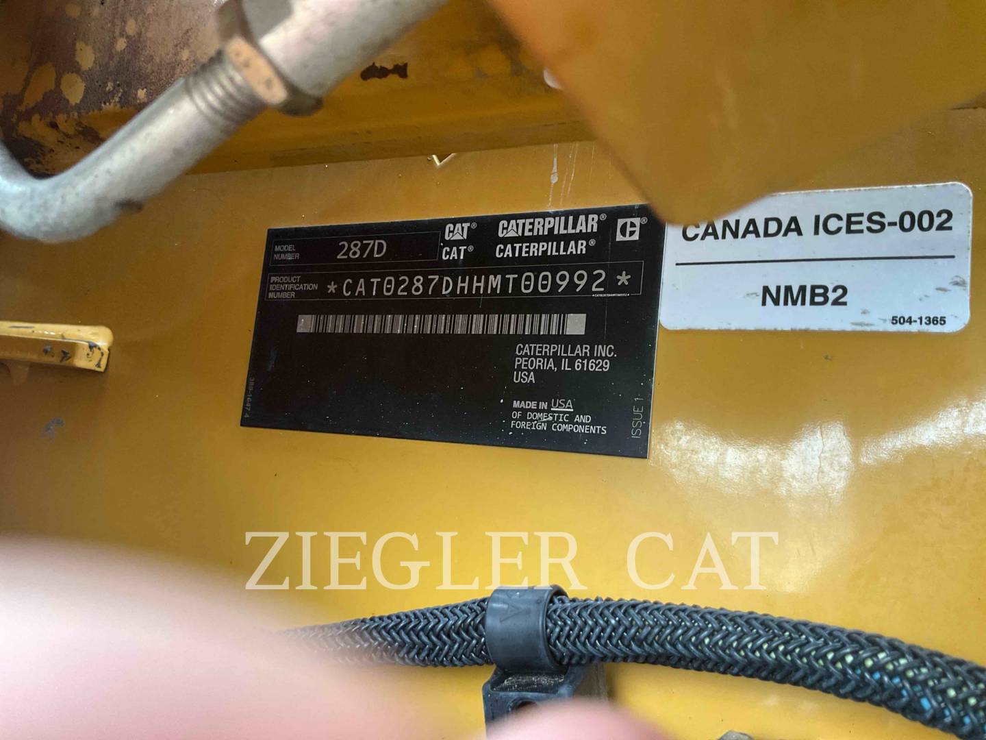 Caterpillar 287D, 3316 hours, S/N: HMT00992, 2017 - Image 6