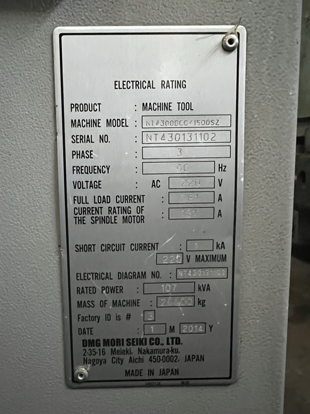 Mori Seiki #NT-4300DCG/1500, CNC turning & milling center, 28.7" swing, 3.5" bar, (2) 12" chuck, 2014 - Image 9