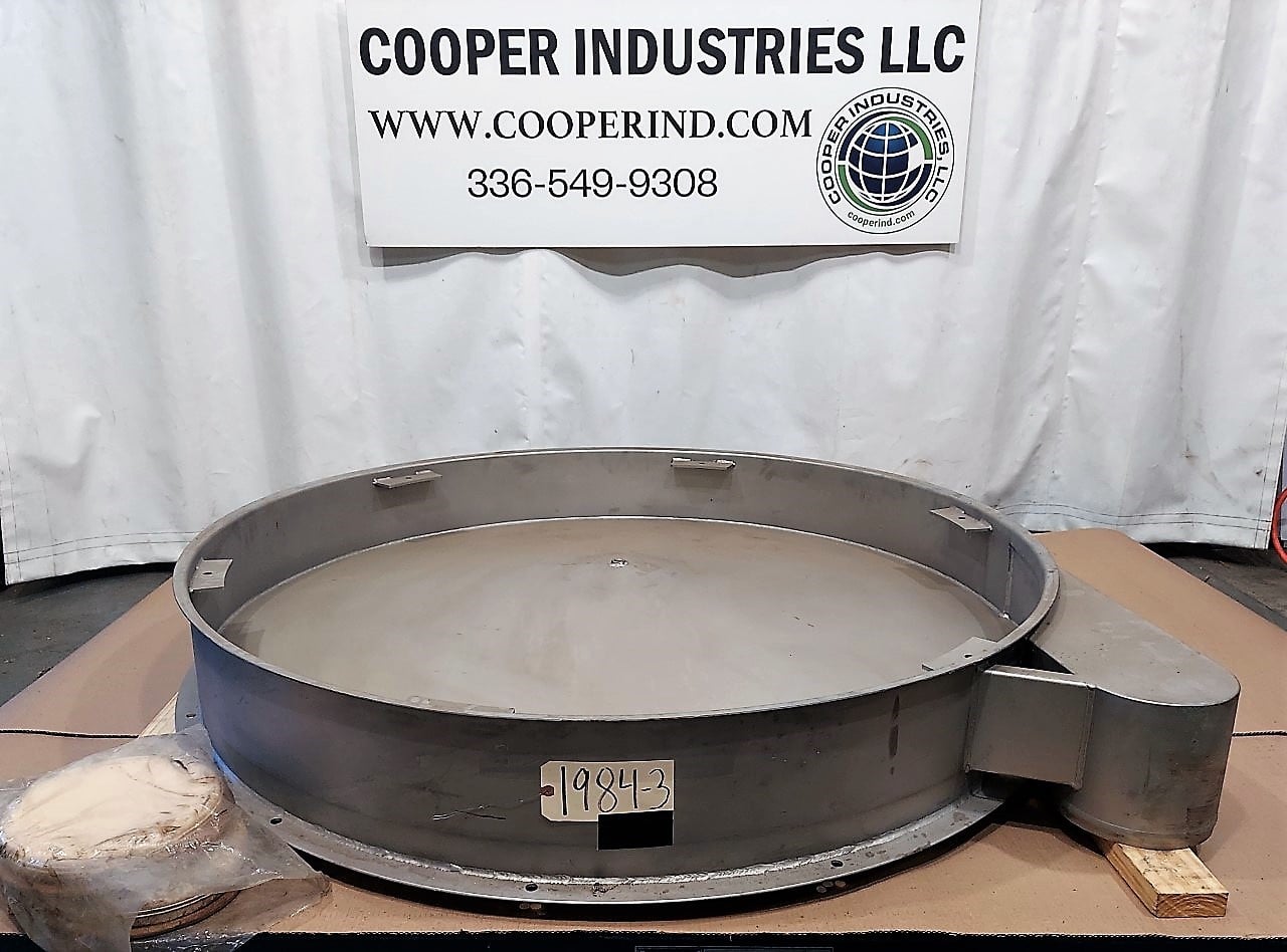 60" Round Stainless screener base deck, bolt on style - Image 5