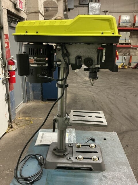 10" Ryobi #DP103L, bench drill press with laser, 610-2800 RPM, 120 VAC - Image 8
