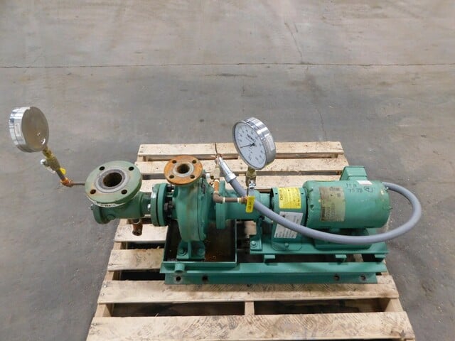 60 GPM @ 50' TDH, Taco #FI1207E2CAH1LOB, centrifugal pump, 2 HP, 2-1/4" inlet, 1-1/2" outlet - Image 7