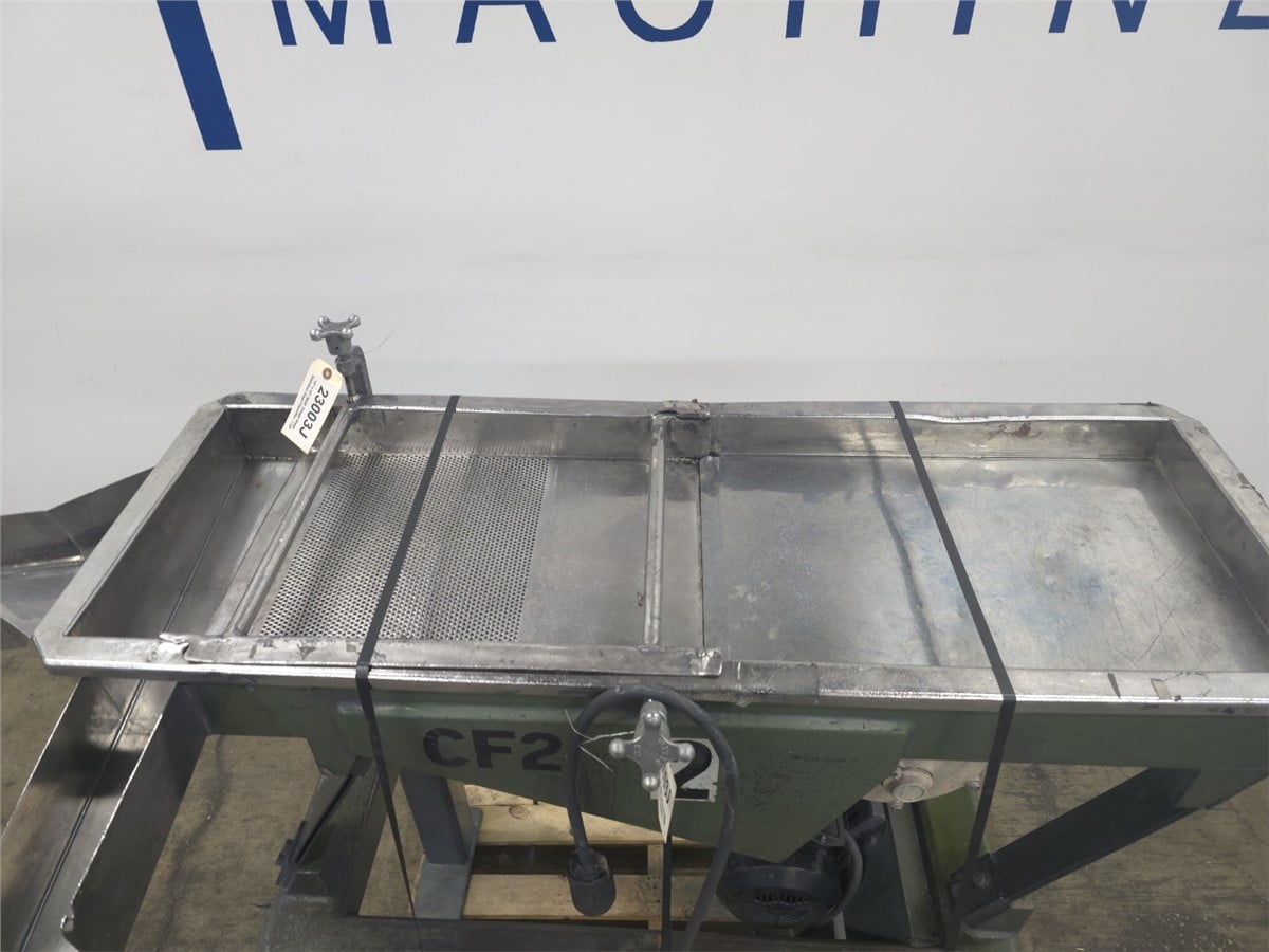 16" x 55" MGB Engineering, Stainless Steel single stage classifier, 1/8" screen, 1 HP, 16" deck width - Image 6