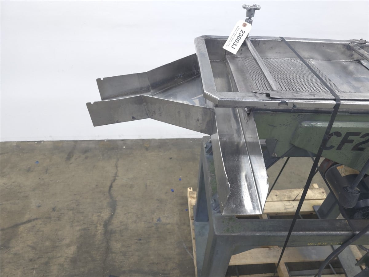 16" x 55" MGB Engineering, Stainless Steel single stage classifier, 1/8" screen, 1 HP, 16" deck width - Image 8