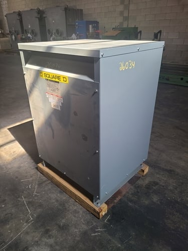 150 KVA 480 Primary, 480Y/277 Secondary, Square D #EE150T1814H, Transformer, 3PH - Image 2