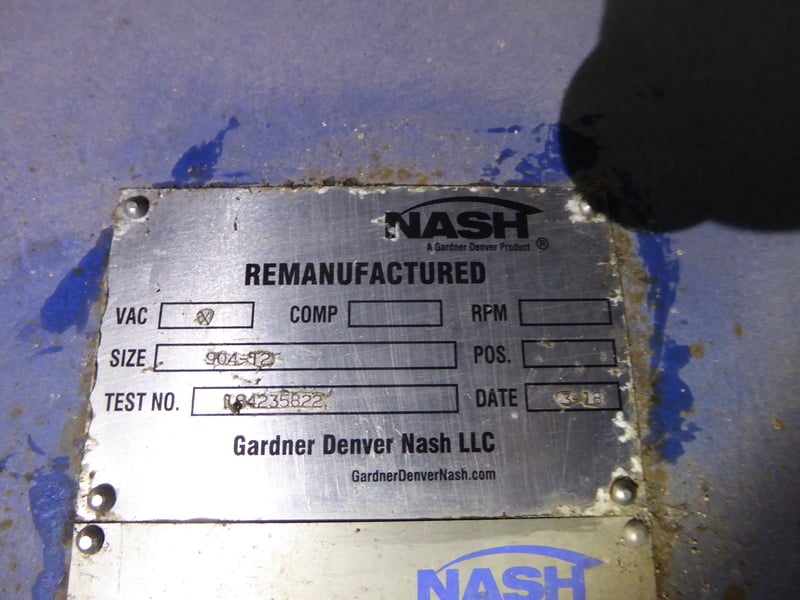 Nash #904-T2, Vacuum Pump, 2018 - Image 2