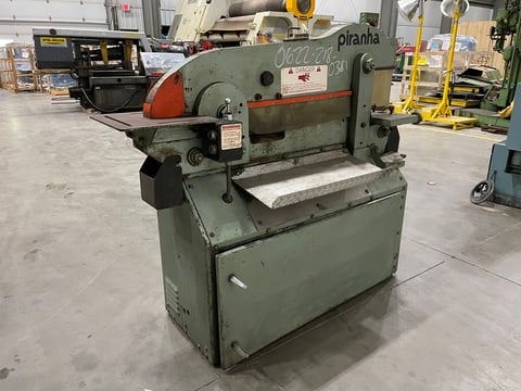 5" x 5" x 3/8" Piranha #P-50, Ironworker, 50 ton, 4.25" stroke, 8" throat, 13.5" open height, 10" x 17" - Image 5