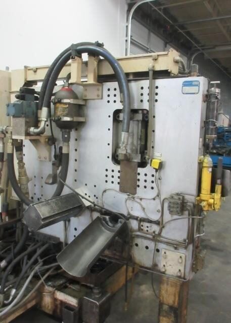 3" Hautau #SC30, dual blade tube shear cut-off, AB PLC, mounted controls, Indramat tube fdr - Image 3