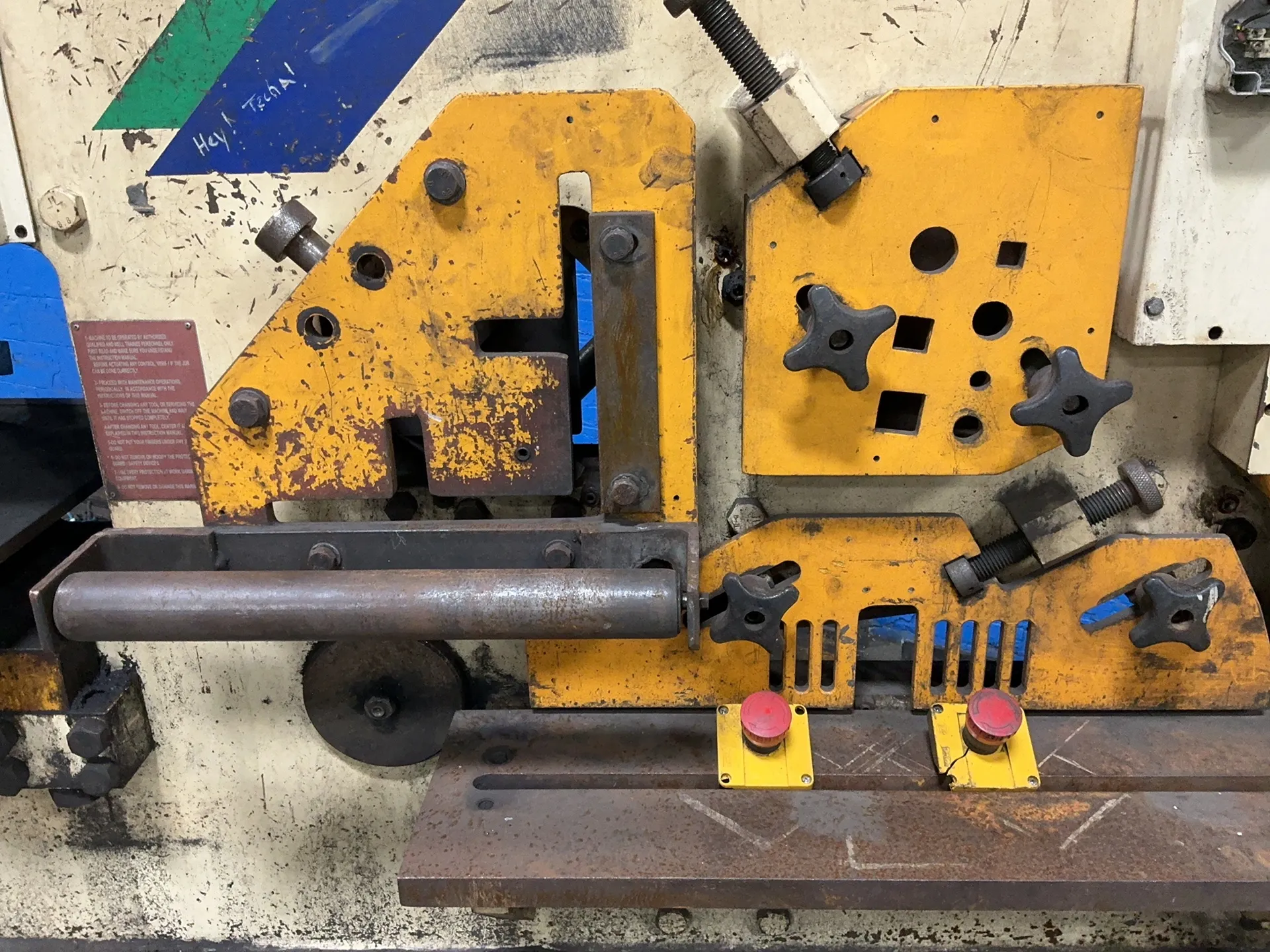Geka #HYD-110, Ironworker, 2" square capacity, 2" diameter capacity, 24" x 5/8" rectangular capacity, 240/480 - Image 4
