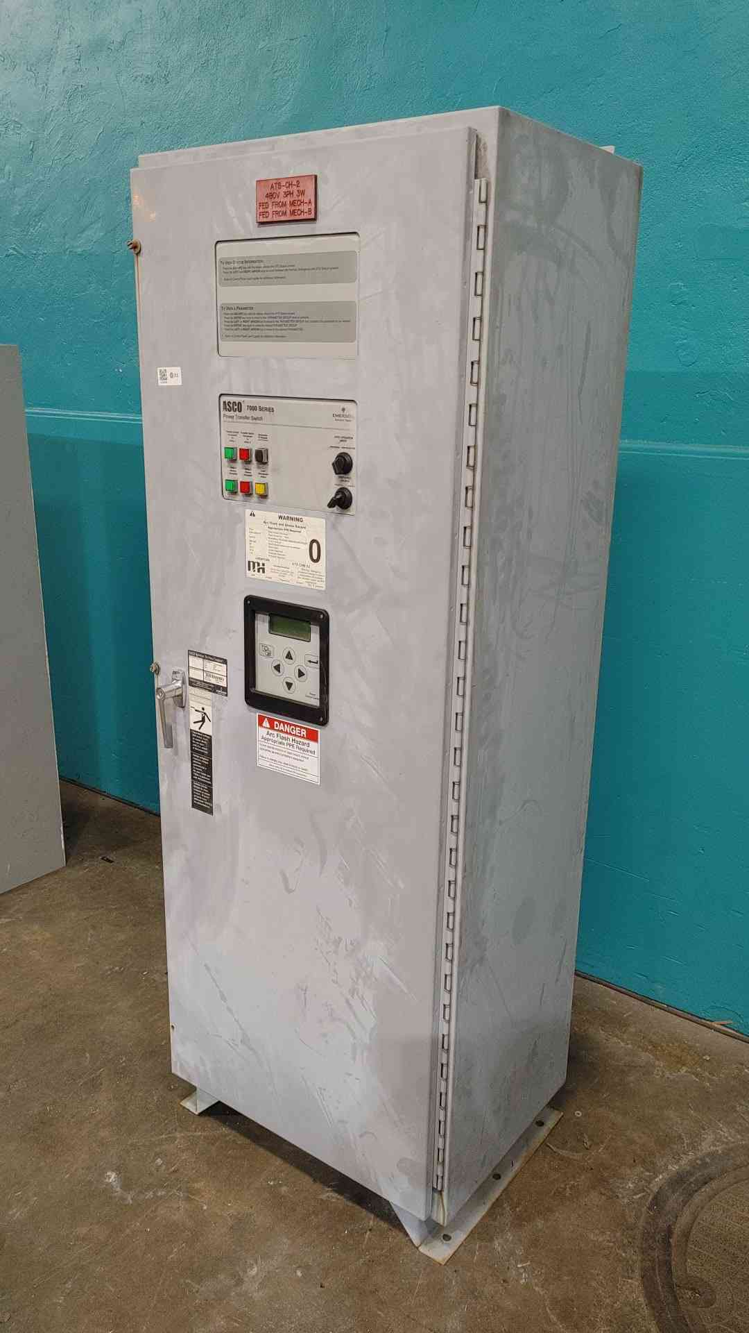 400 Amp. ASCO 7000 Series #J7ADTS030400N5XF, Automatic Transfer Switch, 480 Volts, 3 Phase - Image 2