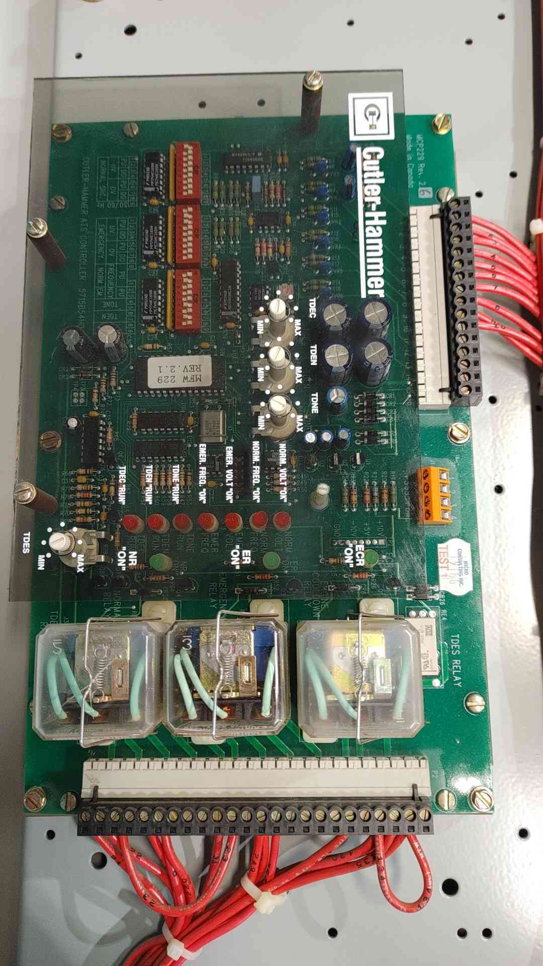 400 Amp. Cutler-Hammer #ATVMLDA30400XSU, Automatic Transfer Switch, 480 Volts, 3 phase, 3 pole - Image 6