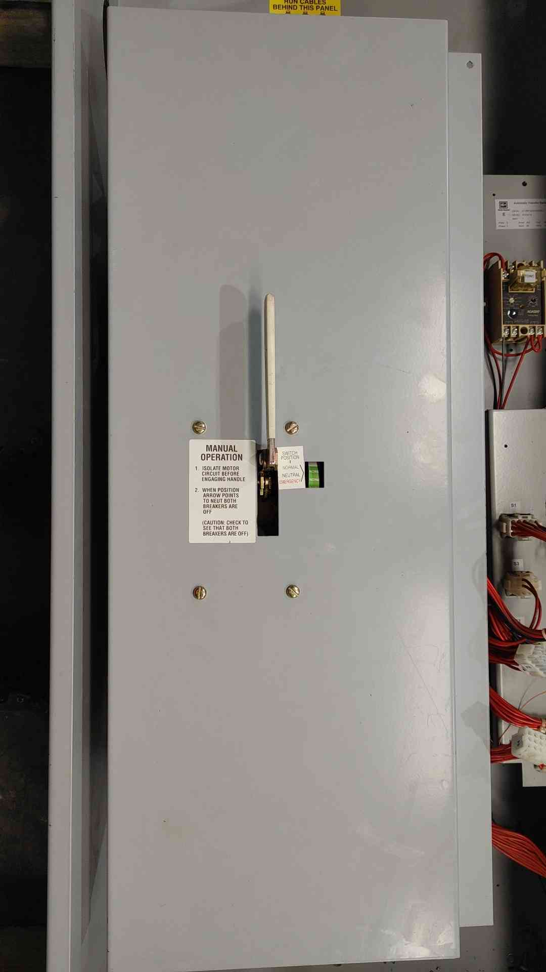 400 Amp. Cutler-Hammer #ATVMLDA30400XSU, Automatic Transfer Switch, 480 Volts, 3 phase, 3 pole - Image 9