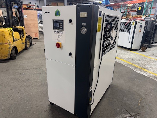4.1 Ton, Shini #SIC-15A-R2, air cooled chiller, centrifugal process pump, R410a, new, 2025 - Image 3