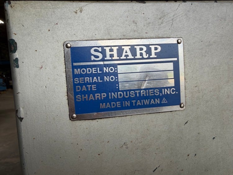 26" x 80" Sharp #2680B, engine lathe, 17" swing over cross slide, 3-jaw 12.5" chuck, 2-Axis digital read out - Image 8