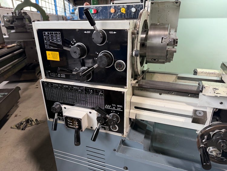 14" x 40" Clausing Metosa #C1440S, toolroom lathe, 8" swing over cross slide, 3-jaw chuck, steady rest, 4 KW - Image 3