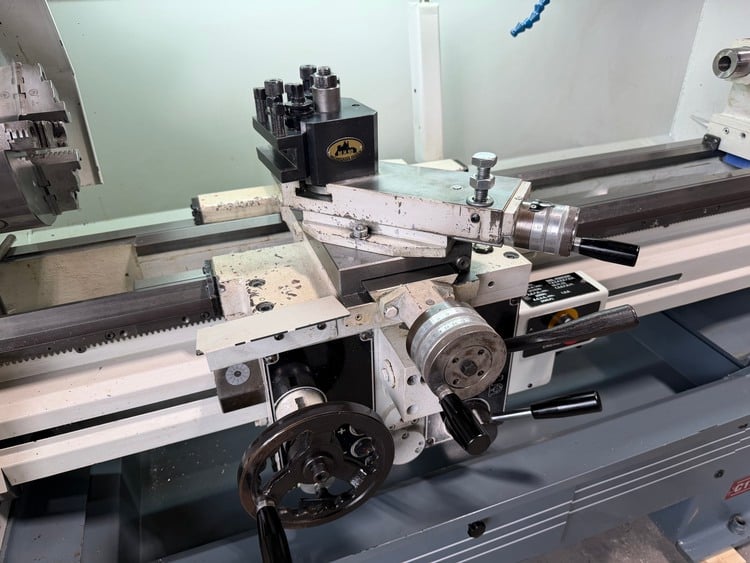 14" x 40" Clausing Metosa #C1440S, toolroom lathe, 8" swing over cross slide, 3-jaw chuck, steady rest, 4 KW - Image 5