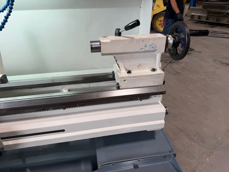 14" x 40" Clausing Metosa #C1440S, toolroom lathe, 8" swing over cross slide, 3-jaw chuck, steady rest, 4 KW - Image 6