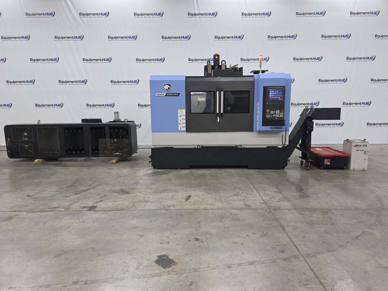 DN Solutions #Mynx-6500/50II, CNC vertical machining center, Fanuc i Series Plus, 50" X, 26.4" Y, 24.6" Z - Image 1