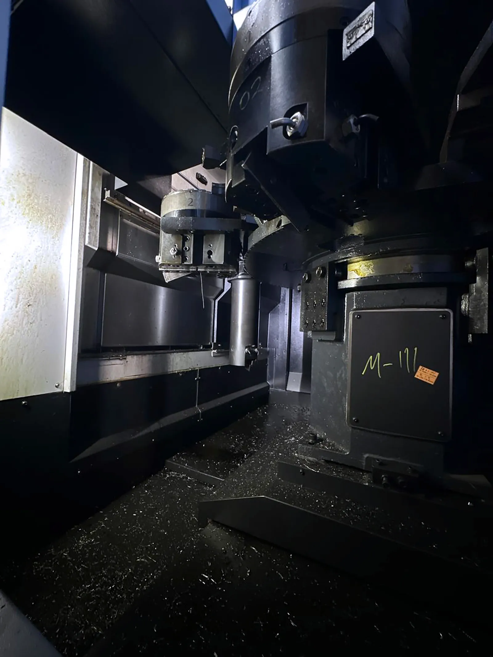 63" Daewoo Doosan #VTR1216-M, CNC vertical turret lathe, 49" turning height, 67" X, 47" Z, 400 RPM, 60 HP - Image 4