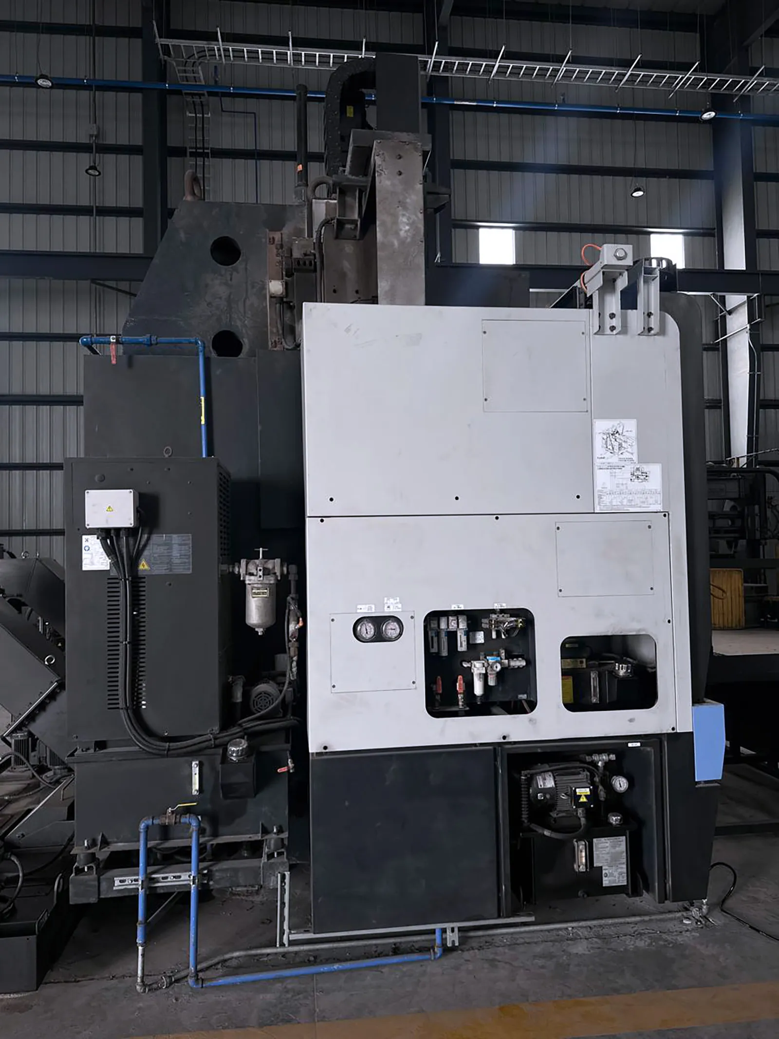 63" Daewoo Doosan #VTR1216-M, CNC vertical turret lathe, 49" turning height, 67" X, 47" Z, 400 RPM, 60 HP - Image 6