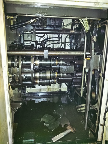 Schutte #AF32S-DNT, Siemens 840C PLC Control, (8) spindles, (8) turning slides, 1.2598" spindle hole diameter - Image 3