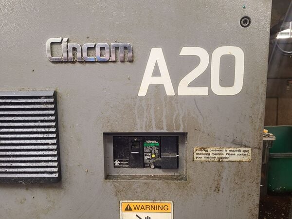 Citizen #A20VI, CNC Swiss lathe, 0.79" spindle hole diameter, C320 bar loader - not operational, 2009 - Image 2