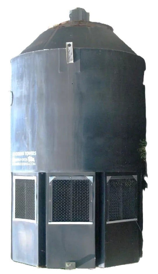 150 Ton, Delta cooling tower 300 gpm. 7.5 HP, The picture on the right is a typical installation - Image 1