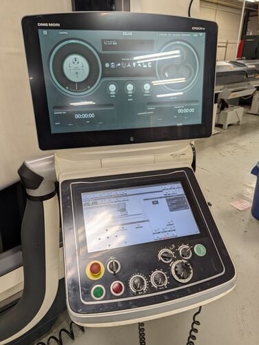 DMG, Mori #NLX-4000/1500, CNC lathe, 39.4" swing, 18" chuck, 4.6" bar, 61.1" centers, 19.6" dia., A2-15, 12 - Image 2