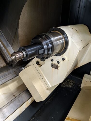 DMG, Mori #NLX-4000/1500, CNC lathe, 39.4" swing, 18" chuck, 4.6" bar, 61.1" centers, 19.6" dia., A2-15, 12 - Image 5