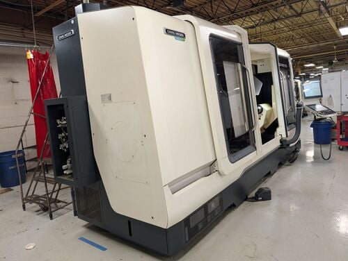 DMG, Mori #NLX-4000/1500, CNC lathe, 39.4" swing, 18" chuck, 4.6" bar, 61.1" centers, 19.6" dia., A2-15, 12 - Image 6