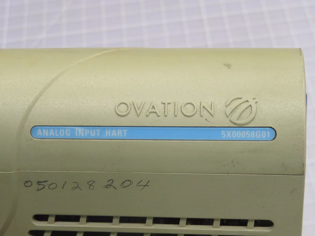Ovation #5X00058G01, Input Module, 8 Channel, 4-20 mA, HART - Image 1