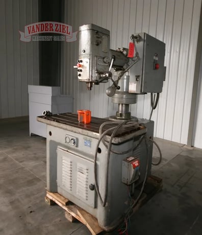 Donau #DR-23, radial arm drill, 19-3/4" x 47-1/2" table, 2.3 HP, #11559 - Image 2