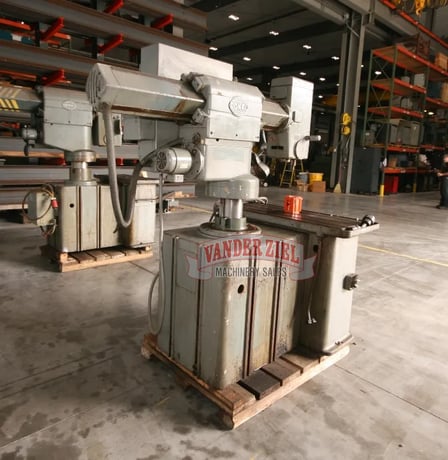 Donau #DR-23, radial arm drill, 19-3/4" x 47-1/2" table, 2.3 HP, #11559 - Image 4