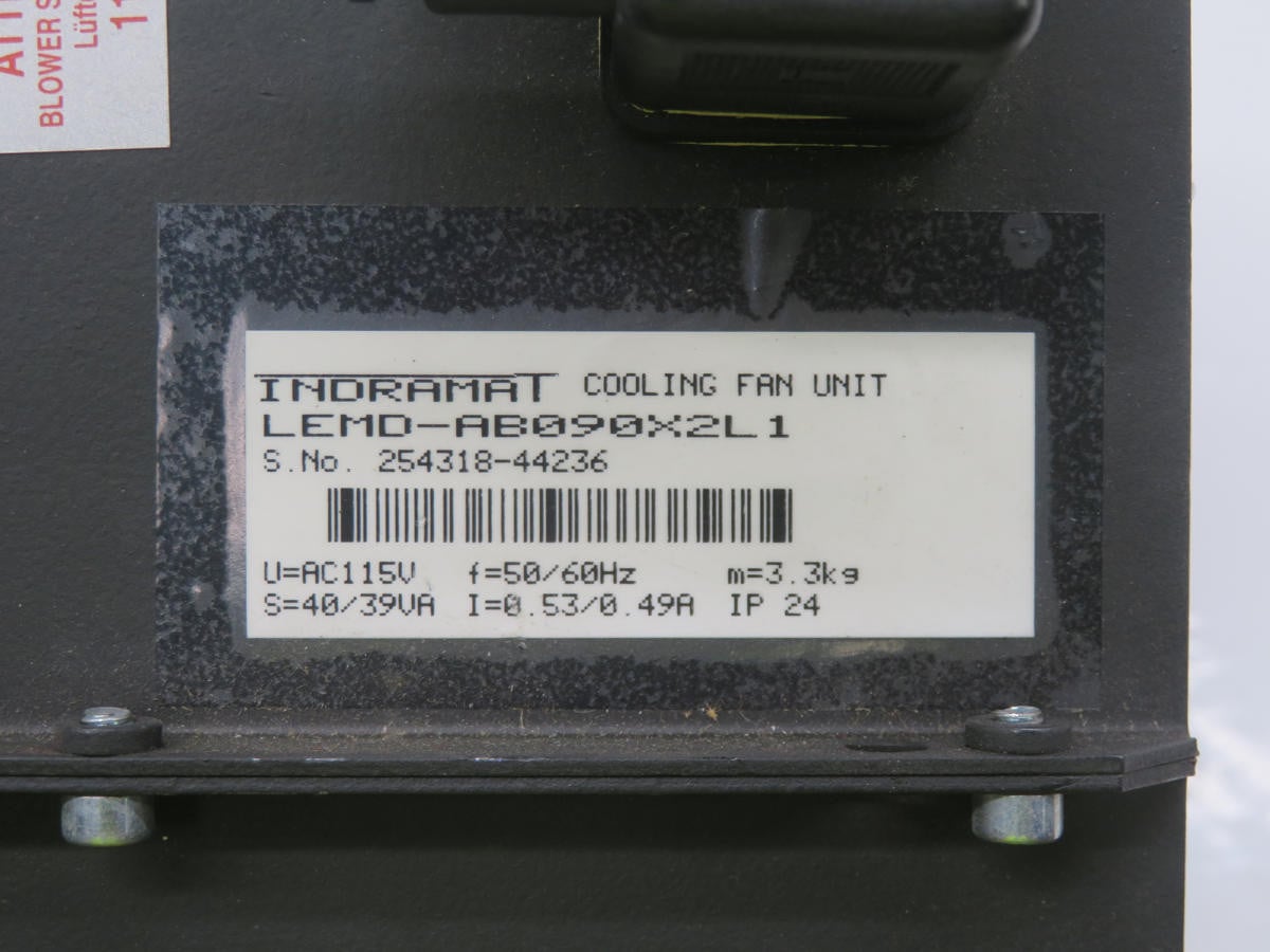 Bosch Rexroth #LEMD-AB090X2L1, Fan, R911254318 - Image 4